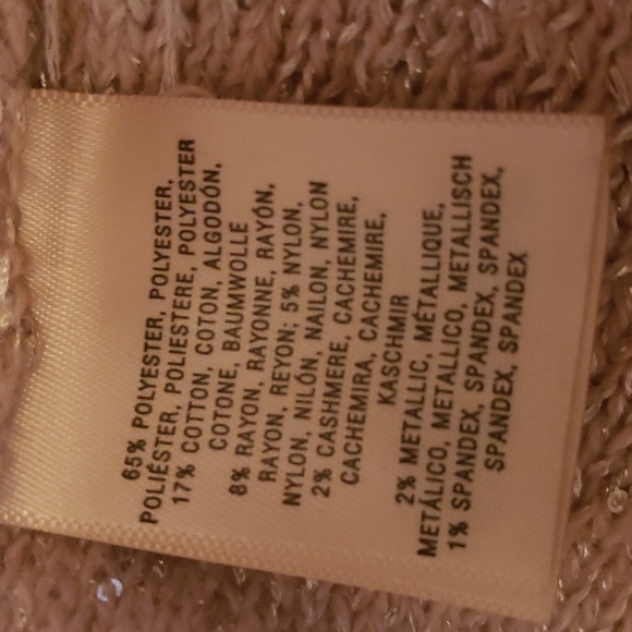 Glitter Sparkle Open Front Knitted & Knotted Sweater - Picture 7 of 11